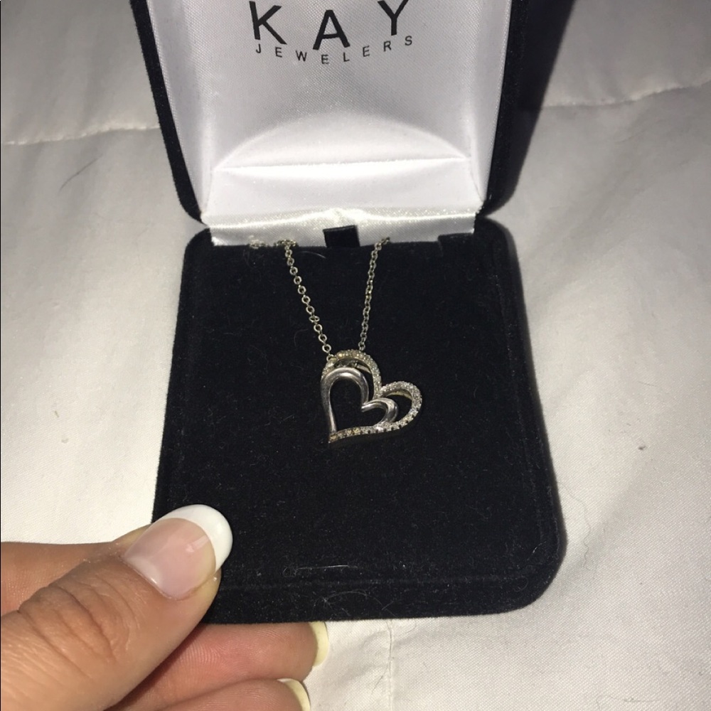 Kay’s Diamond Heart Necklace